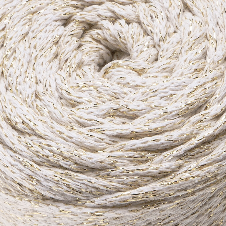 sznurek 2mm, okrągły, metalic, złoy