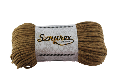 Sznurek bawełniany 5 mm- 100 mb- Whisky