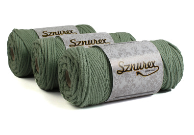 Sznurek bawełniany 3mm- 100mb- SZAŁWIA