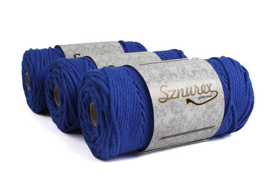 Sznurek bawełniany 3mm- 100mb- CHABROWY