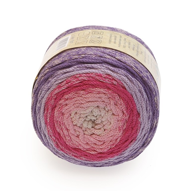 SZNUREK MACRAMA, OMBRE, CACE, OKRĄGŁY, 2MM