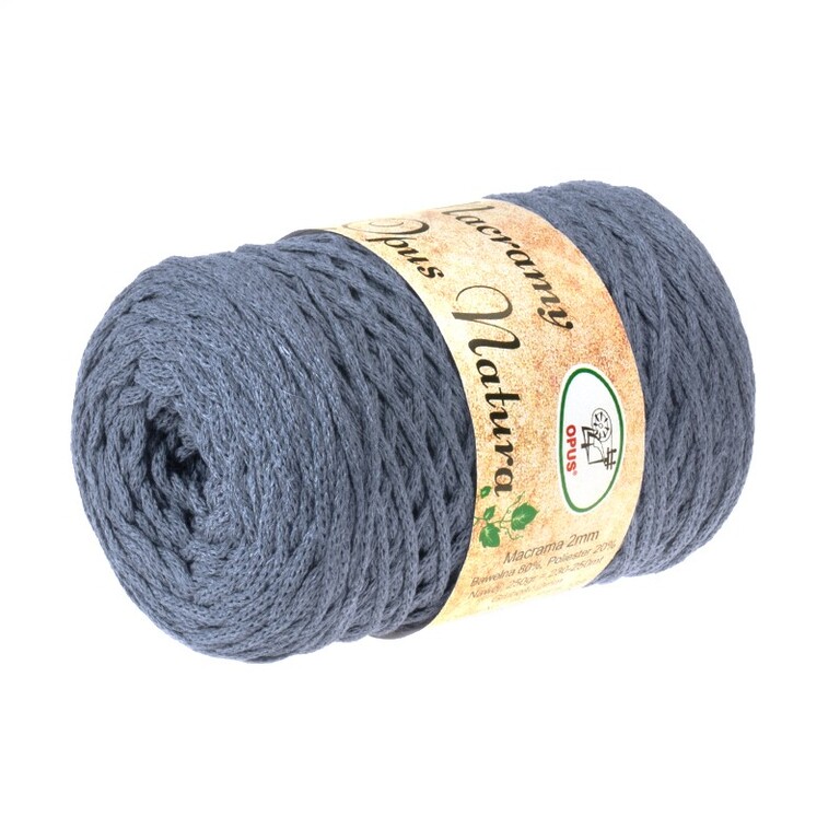 Sznurek Macrama Opus Natura 2mm- JEANS 139