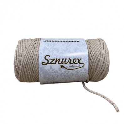 sznurek bawełniany z rdzeniem 3mm
