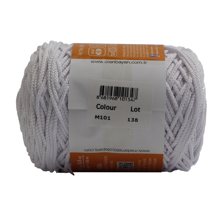 SZNUREK POLY MACRAME- BIAŁY 101 (3)