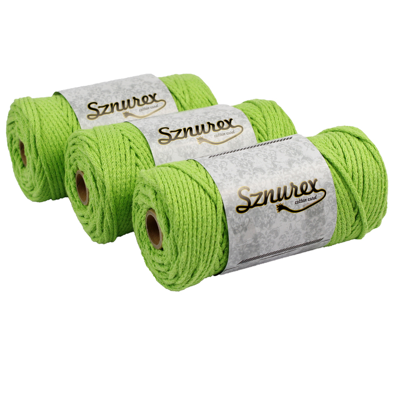 Sznurek bawełniany pistacja - producent Sznurex